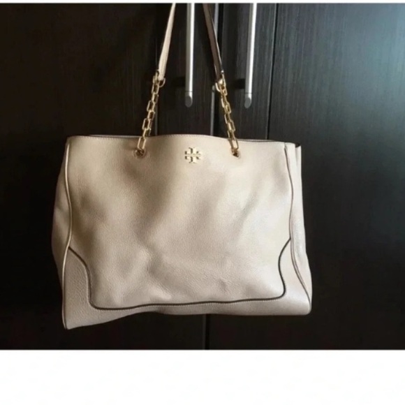 Tory Burch Blush Marsden Pebbled Leather Tote bag - Picture 3 of 3